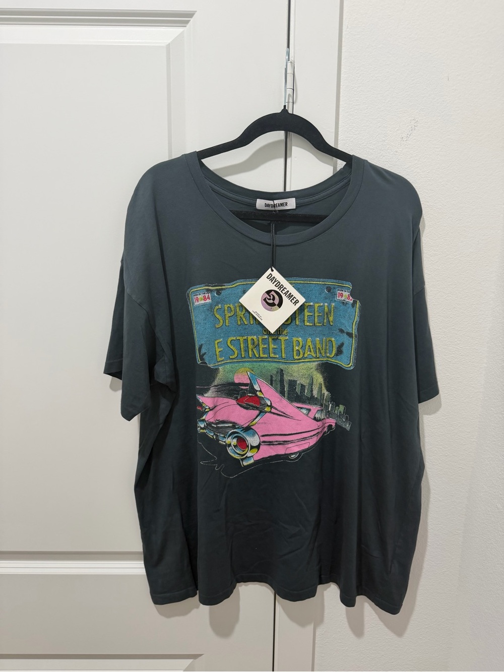 NWT Daydreamer Bruce Springsteen Born IN The USA Merch Tee Vintage Black - Picture 4 of 6